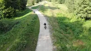 Mavic AIR ActiveTracking on Motorbike