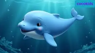 Baby Blue Whale Song | CoCokids cartoon Nursery Rhymes & Kids Songs