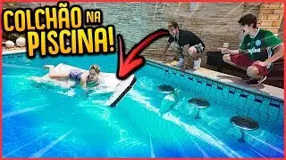 COLOQUEI O COLCHÃO DA MINHA NAMORADA NA PISCINA DA CASA NOVA!! - TROLLANDO NAMORADA [ REZENDE EVIL ]