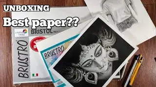 Unboxing | Brustro Ultra smooth Bristol paper and Watercolor paper