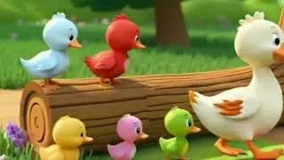 Quack Adventure | 5 Little Ducks | AI Fun Nursery Rhyme for Kids| Singaboo