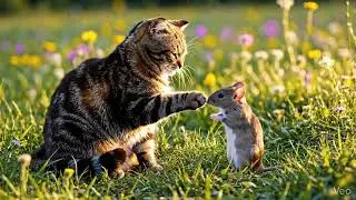 Cat friendship &hearts;️&hearts;️&hearts;️