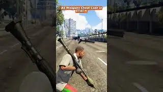 All Weapons Cheat Code In GTA5😱