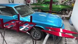 Metal flake paint job.Kandy Koated Kustoms metal flake.#metalflake #lowrider #automobile #candypaint