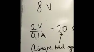 Ohms lag; relationen sp&auml;nning, str&ouml;m och resistans