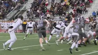 Grand Ledge 2023 WR Shawn Foster (Grand Valley State commit) full game highlights vs. Caledonia