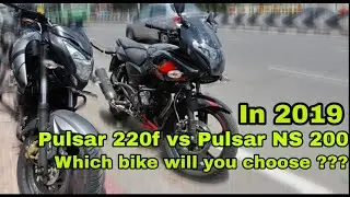 Pulsar NS 200 vs Pulsar 220f - which one is best in 2019 ?? #tamil #தமிழ் #pulsar #bajaj #review #1