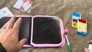 Unboxing, Contents, & Real Review of Kid's Erasable Doodle Book with Markers