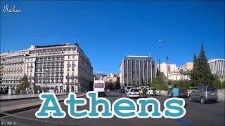 Driving in Athens center - Greece