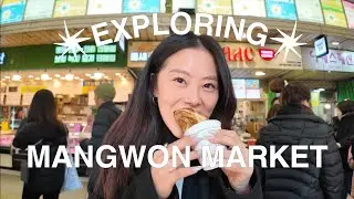 Korea Diaries EP. 20 | A day in my life in Korea, exploring Mangwon market!!