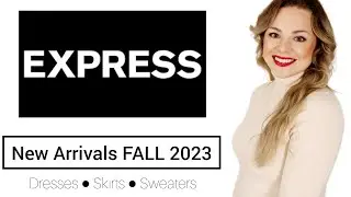 HUGE Express Haul | FALL 2023 Try On | Dresses, Skirts, Sweaters etc | classy elegant style