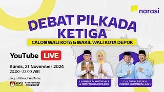 [LIVE] Debat Pilkada Ketiga Calon Wali Kota & Wakil Wali Kota Depok | Live Connect