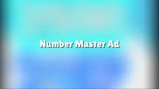 Number Master Ad