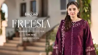 Binilyas Luxury Lawn Unstitched Collection 2025 | Freesia by Binilyas Eid Summer Lawn&rsquo;25