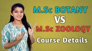 Msc Botany VS Msc Zoology || Courses Details In Telugu || Aravali Technologies || Kancham Srija