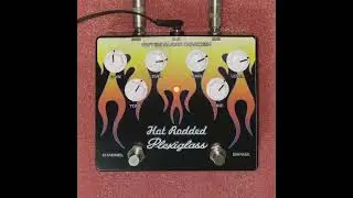 Dual Hot Rodded Plexiglass Distortion Pedal Prototype