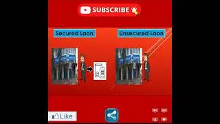 What is difference between secured and unsecured loan? #youtubeshorts #shortsfeed #shorts