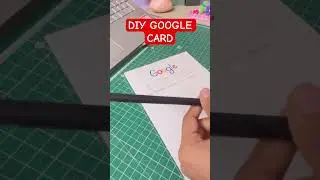 DIY GOOGLE BIRTHDAY CARD #diycraft #birthday gift #diybirthdaycard #giftforfather
