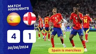 Spain vs Georgia 4:1 Highlights: Le Normand, Hernandez, Fabi&aacute;n Ruiz, Williams, Olmo | EURO 2024
