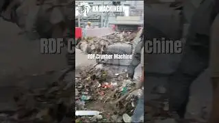 RDF Crusher Machine Industrial Waste Crushing Machine for Refuse- Derived Fuel Processing #rdf #srf
