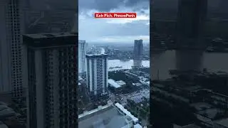 #Cambodia #phnompenh #kohpich #rainyday #capitalcity #giatower #breathtakingviews