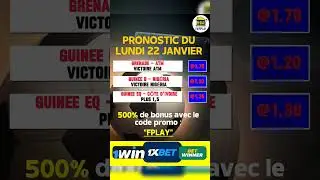 Pronostic du Lundi 22 Janvier #pronosticfoot #pronostic #football #shorts #1win #1xbet #betwinner