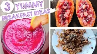 3 Energizing Vegan/Raw Vegan Breakfast ideas!!