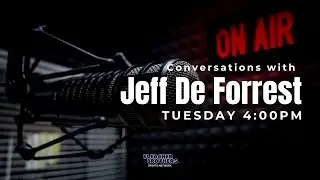 Conversations with Jeff DeForrest Featuring Caton Bredar, Larry Collmus, & Rod Pederson.