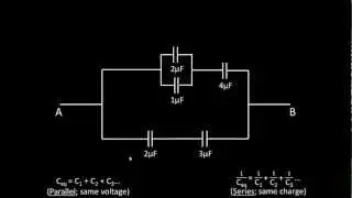 Finding Charge and Voltage Across A Capacitor In Circuit
