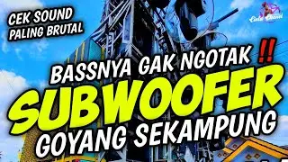 DJ CEK SOUND • ULTRA LOW SUB • BASS PADAT PERUSAK SPEAKER || COCOK UNTUK CEK SOUND LAPANGAN ‼️