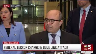 WATCH: Officials give updates as Chicago man charged with terrorism in violent CTA attack