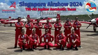 TNI-AU Jupiter Aerobatic Team Flying Display - Singapore Airshow 2024 (24 Feb 2024)