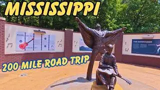 (Tupelo MS to Helena AR) - Historic Road Trip 200 Miles