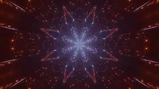 Free Video 8K   3D Curvy Ornament from Colorful Sparkles