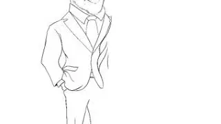 Speed painting for wedding card, save the date By Asvino signi