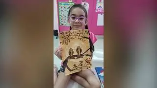 Coffee painting activity done by LEENA BANDIL- Amazing performance by kids and parents
