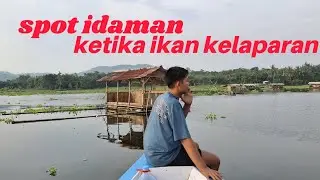 SPOT IDAMAN PEMANCING KETIKA IKAN RAKUS MAKAN//MANCING CIRATA TERBARU