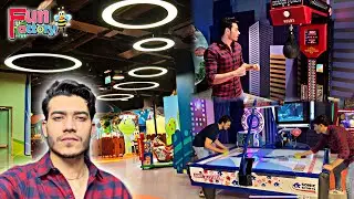 Having fun at Fun Factory Emporium Mall Lahore | We lost our car on a parking lot | HTV