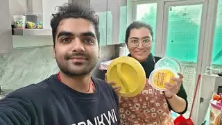 AAJ MAINE AUR BHABHI NE KI KITCHEN KI SAFAI 😀..