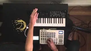 Deceptikon Demo: MS-20 mini controlled by Arpeggionome for iPhone