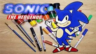 How to draw SONIC THE HEDGEHOG 2021