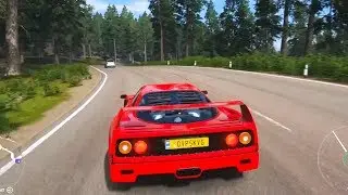 Forza Horizon 4 - Ferrari F40 1987 - Open World Free Roam Gameplay (HD) [1080p60FPS]