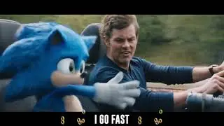 sonic the hedgehog movie clip music gotta go fast