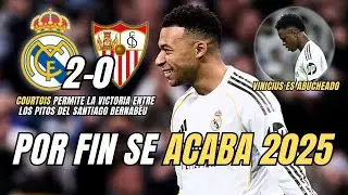 🔥¡REAL MADRID 2-0 SEVILLA! ESTO CADA VEZ ES PEOR, SI NO ES POR COURTOIS... | PITOS A VINICIUS