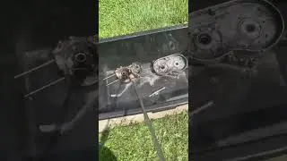Cleaning engine block with high-end pressure washer