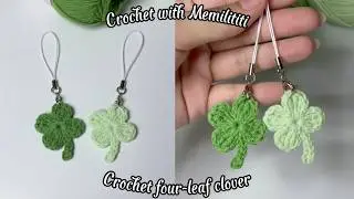 How to Crochet a Four-Leaf Clover 🍀 Easy Step-by-Step Tutorial | Lucky Crochet Charm