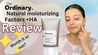 The Ordinary Natural Moisturizing  Factors+HA Review | worth it or not? |