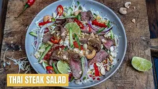How To Make The Best Thai Steak Salad - Easy Thai Beef Salad Recipe - Blondelish
