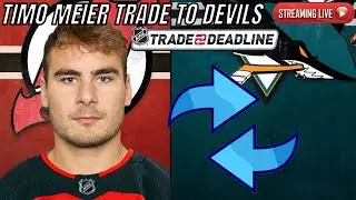 New Jersey Devils TRADE for Timo Meier | San Jose Sharks get 1st, Zetterlund and