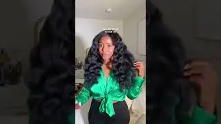 👉🏾LONG & THICK NATURAL HAIR 🚫 NO HEAT LOOSE WAVES #shorts #subscribe  #ytshorts